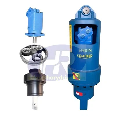 Auger Drive passar 4,5–6 ton grävmaskin